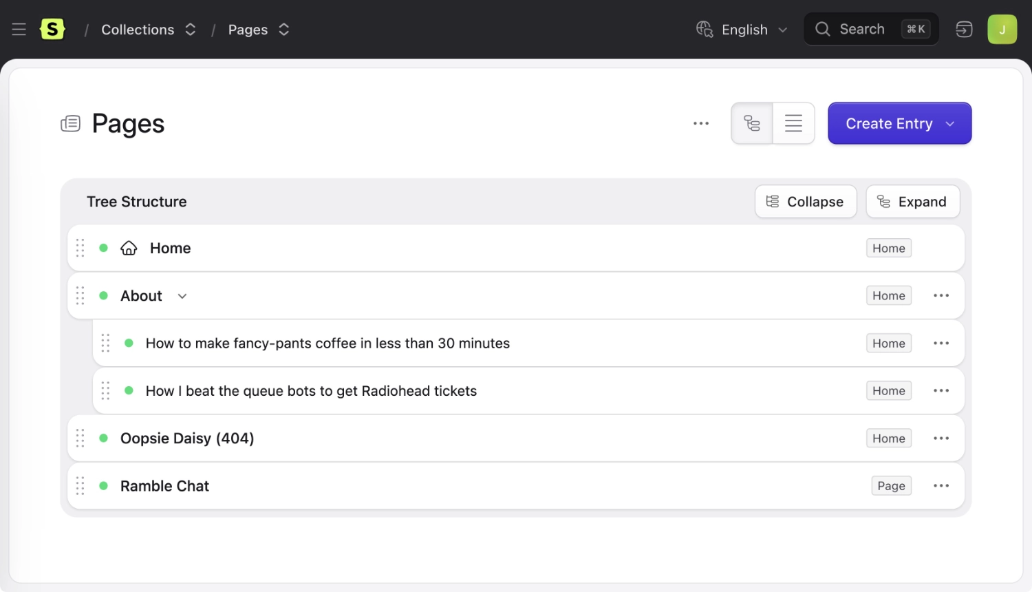 An orderable collection