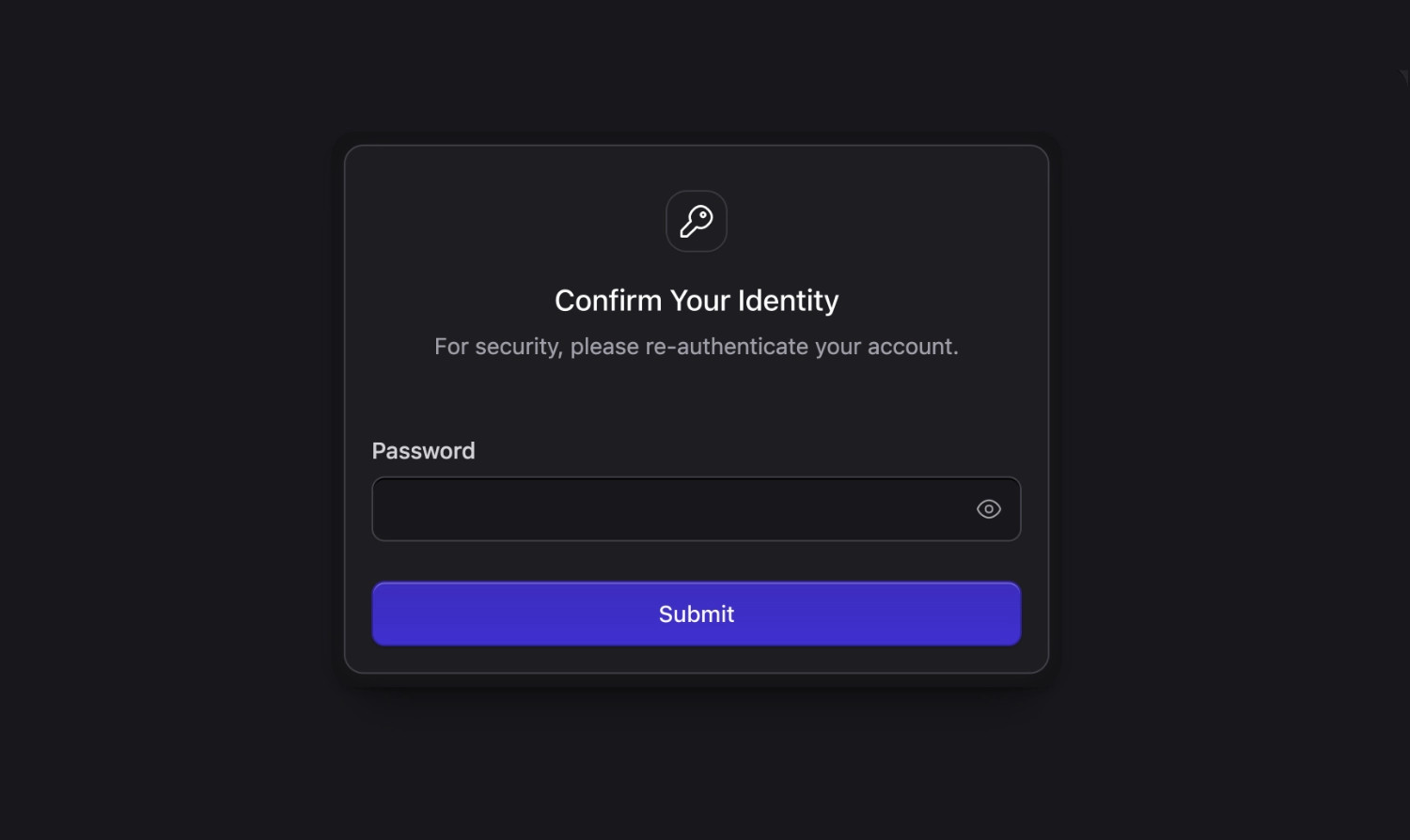 Elevated Session prompt