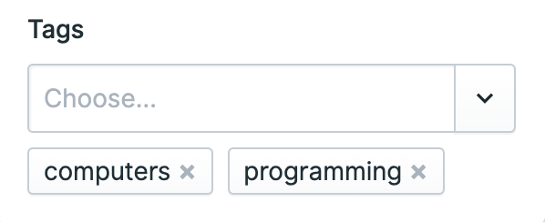 Screenshot of Terms