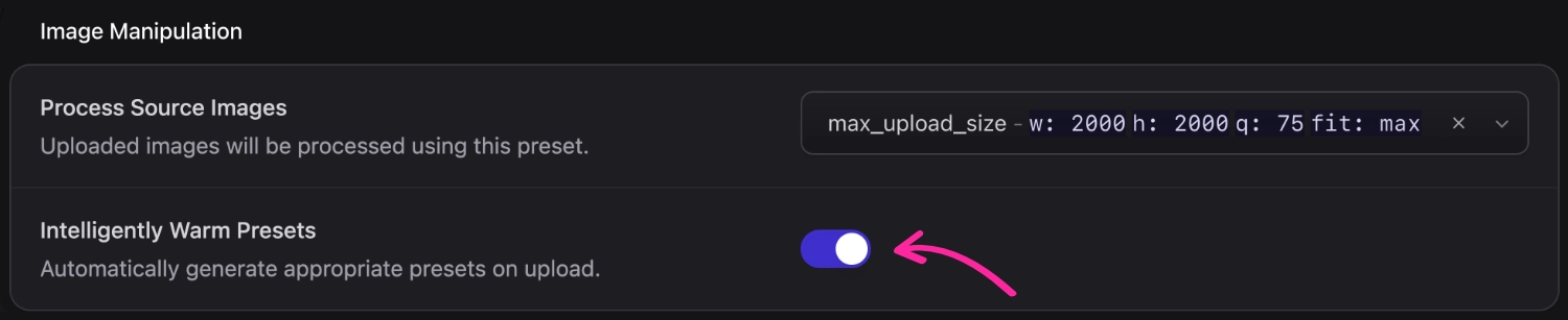 Glide Intelligently Warm Presets
